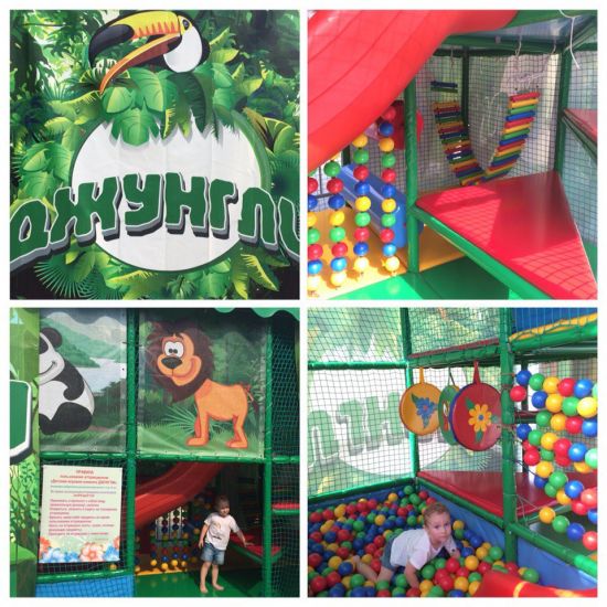 Аттракцион «детская игровая комната джунгли» (в летний период)